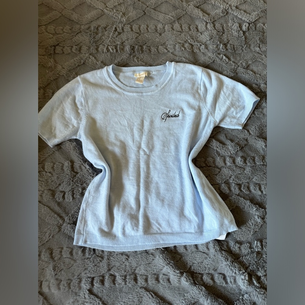 🌟 Forever 21 blue spoiled top - y2k